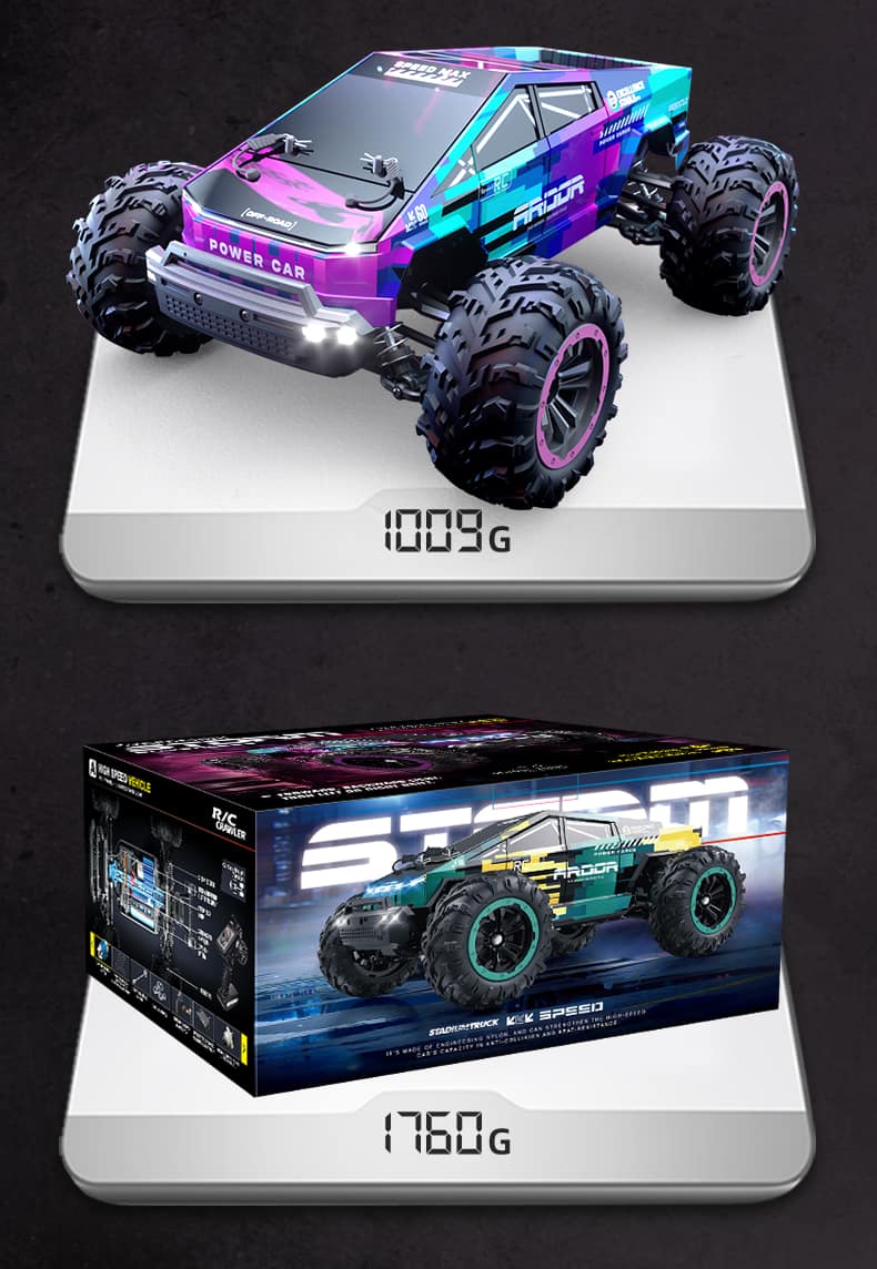 JJRC / C8821 / 1/16 Scale 4WD RC Off-Road Truck High Speed Metal Drive