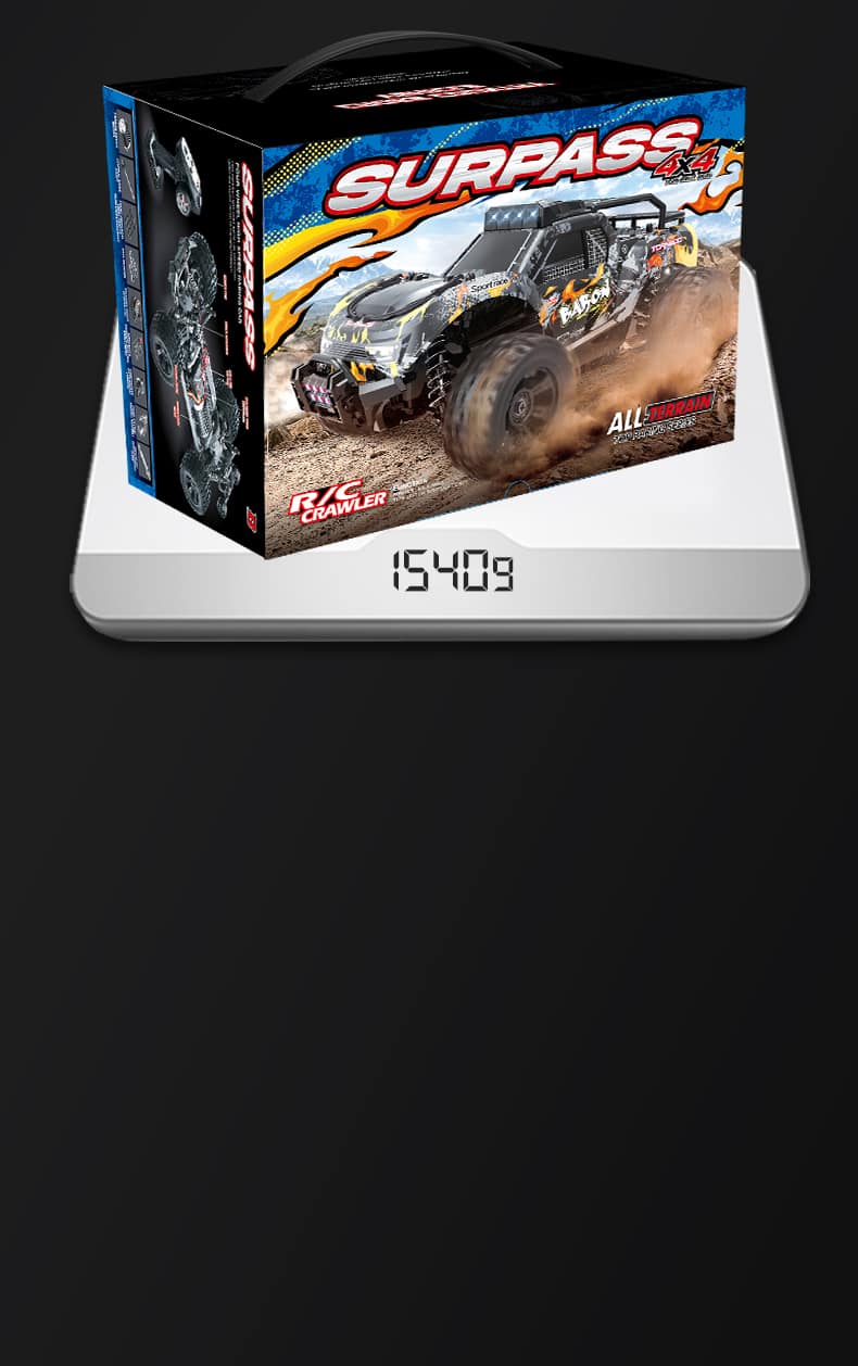 JJRC / C8810 / 1/18 Scale 4WD RC Road Car Multi-Terrain Off-Road Truck