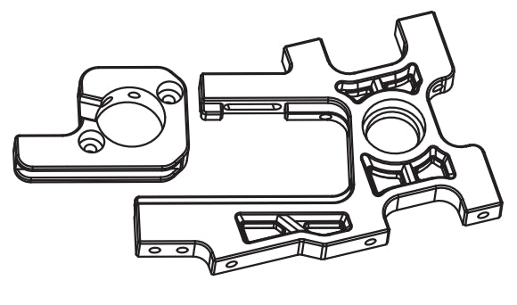 C8822 Standard Parts - Metal Motor Mount