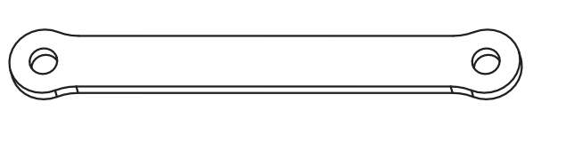 C8826 Standard Parts - Clutch link rod