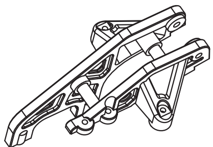 C8826 Standard Parts - Front support brace assembly