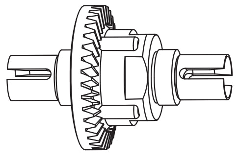 C8822 Standard Parts - 35T Chrome Steel Spiral Differential