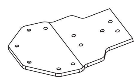 C8826 Standard Parts - Front bottom guard