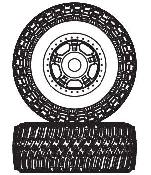 C8822 Standard Parts - Rubber Tire