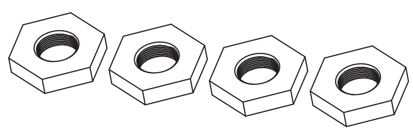 C8822 Standard Parts - Wheel Hex Nut