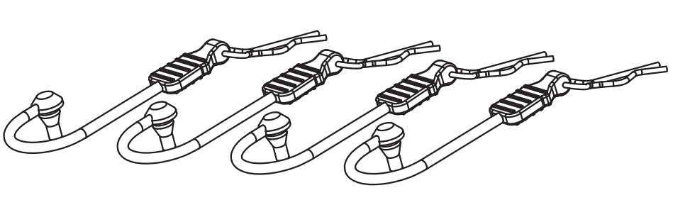 C8822 Standard Parts - Rubber Anti-Lost R-Clip