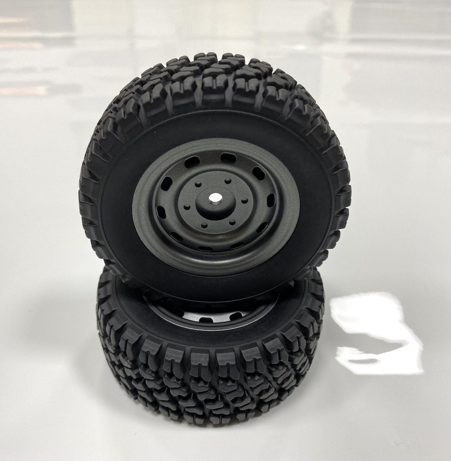 Q130A&B Standard Parts - 82MM Off-Road Tire (Dark Grey Rim)