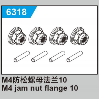 C8810 Standard Parts - M4 jam nut flange 10