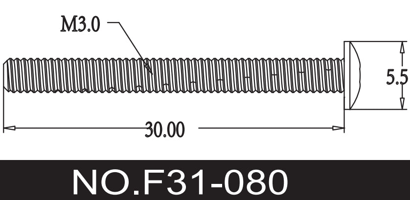 C8822 Standard Parts - F31-079 Hex Socket Head Cap Screw