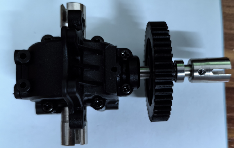 Q130C Standard Parts - Rear Gearbox Assembly (Powder Metal Gears)