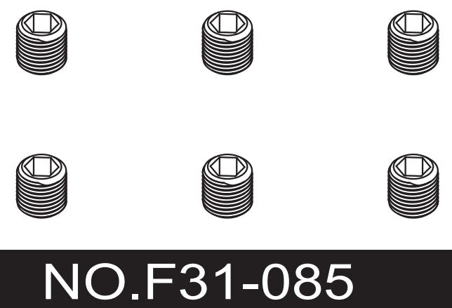 C8822 Standard Parts - F31-085 Flat Point Hex Socket Set Screw