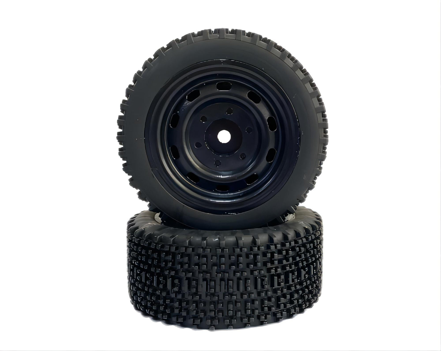 Q130A&B Standard Parts - 70mm Off-Road Tires (Black Rims)