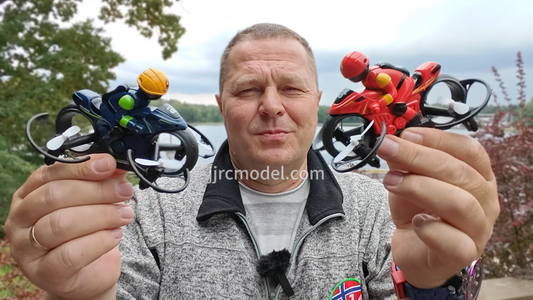 JJRC H141 2-in-1 RC Flying Motorcycle: Drive, Drift, Hover and Fly