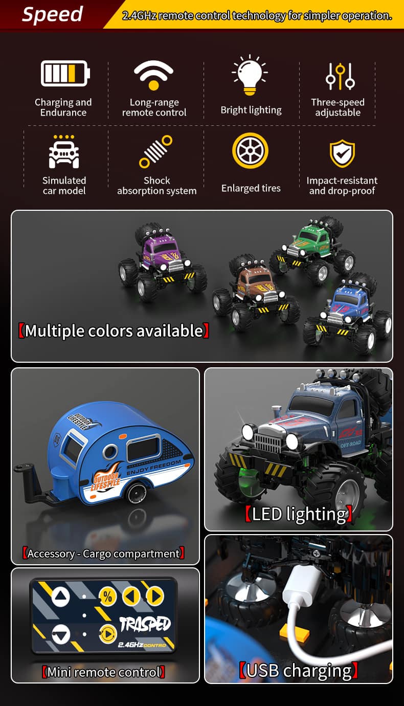 JJRC / Q222 / Mini RC Car Indoor Desktop Control Toy