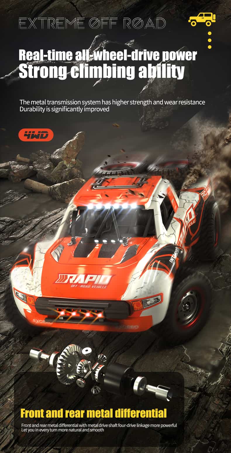 JJRC / Q130 / 1/14 Scale 4WD RC Road Car