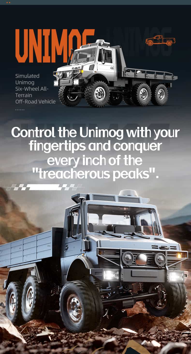 JJRC/ C8823 /1/18 Scale 6WD RC Off-Road Fun Truck