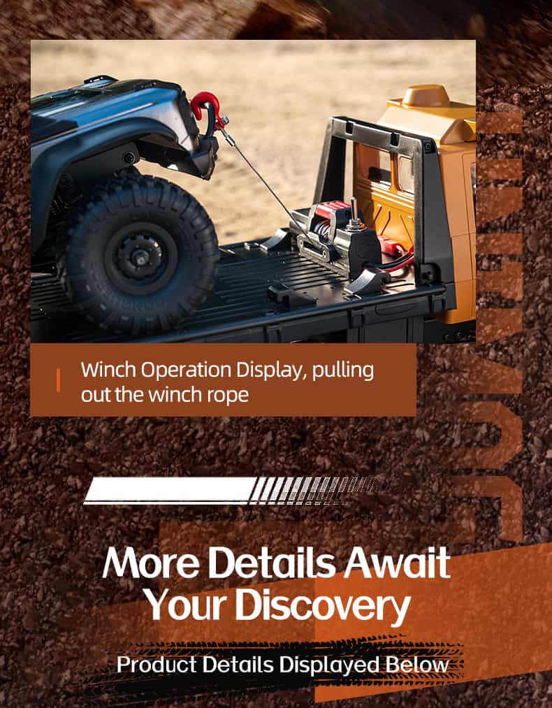 JJRC/ C8823 /1/18 Scale 6WD RC Off-Road Fun Truck