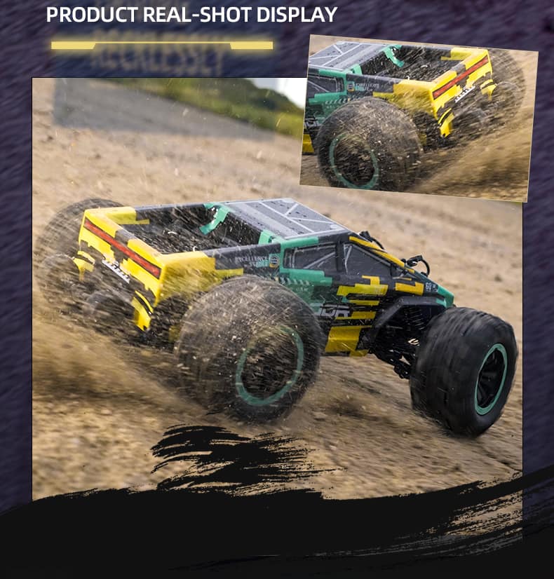 JJRC / C8821 / 1/16 Scale 4WD RC Off-Road Truck High Speed Metal Drive