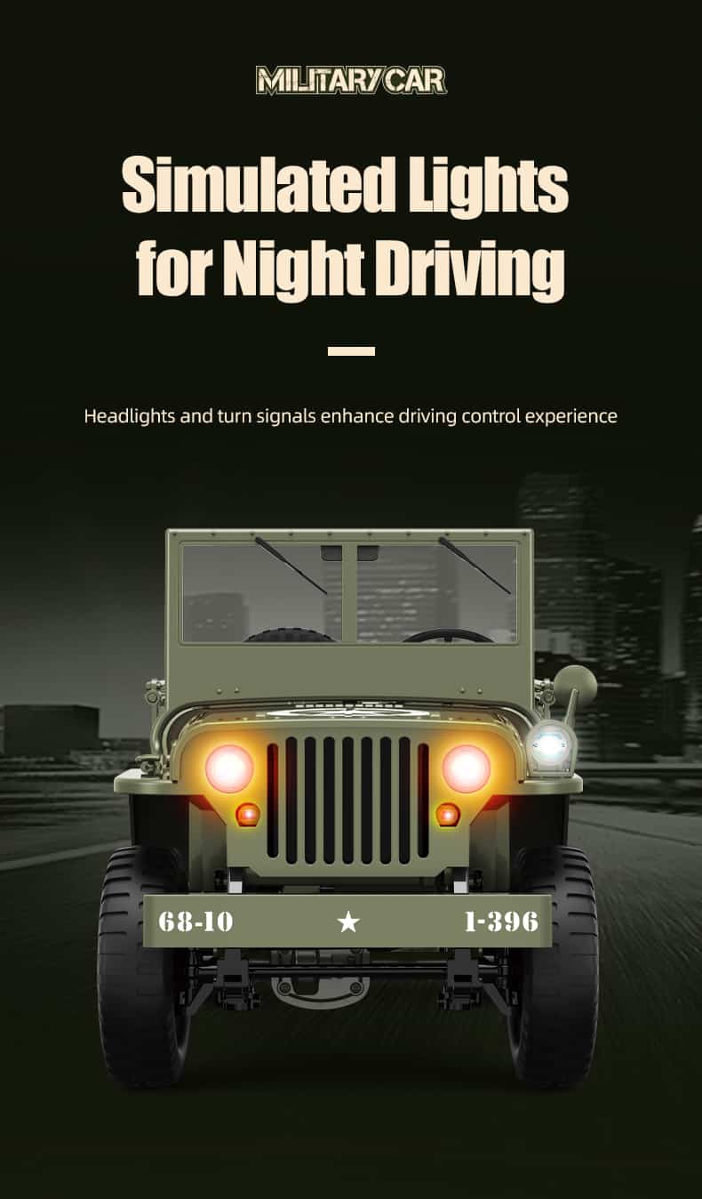 JJRC / C8815 / 1/10 Scale 4WD RC Fun Car Willys Model