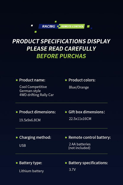 JJRC /Q233 / Remote Control Drift Racing Car