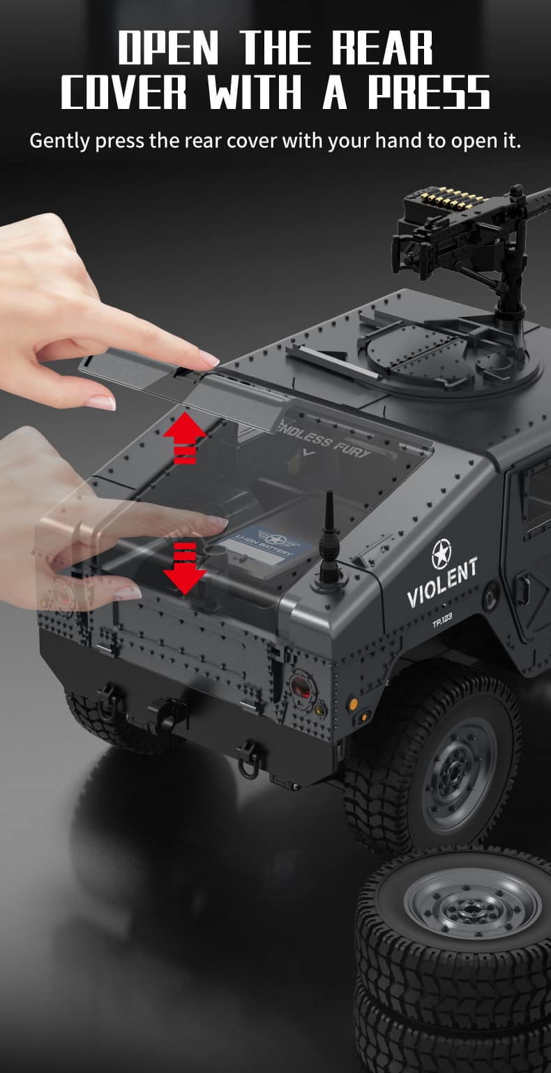 JJRC / C8835/ 1/14 Scale 4WD Off-Road Crawler Model