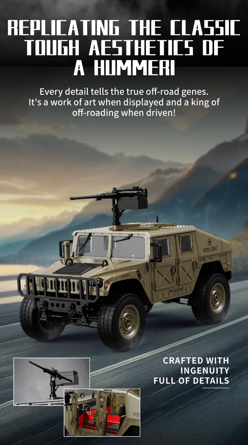 JJRC / C8835/ 1/14 Scale 4WD Off-Road Crawler Model