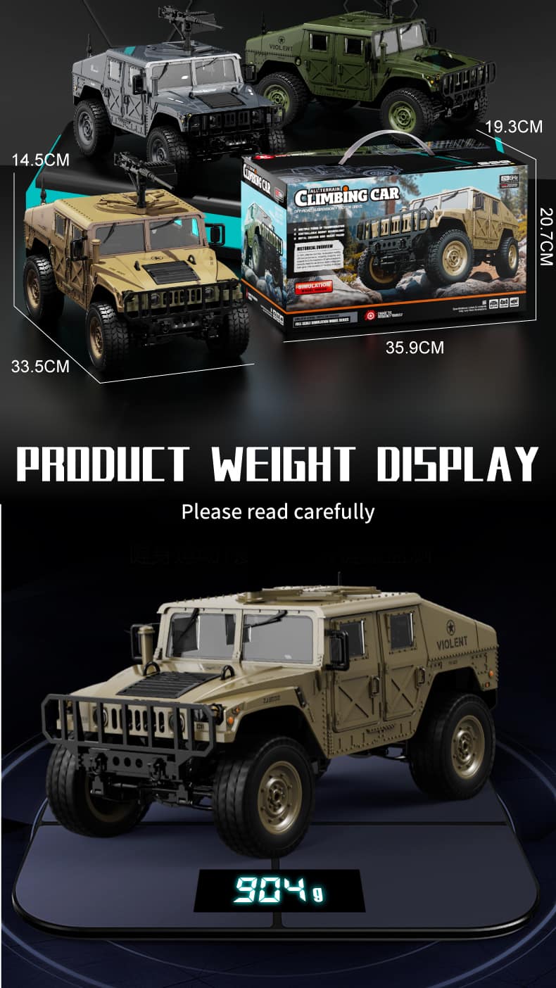 JJRC / C8835/ 1/14 Scale 4WD Off-Road Crawler Model