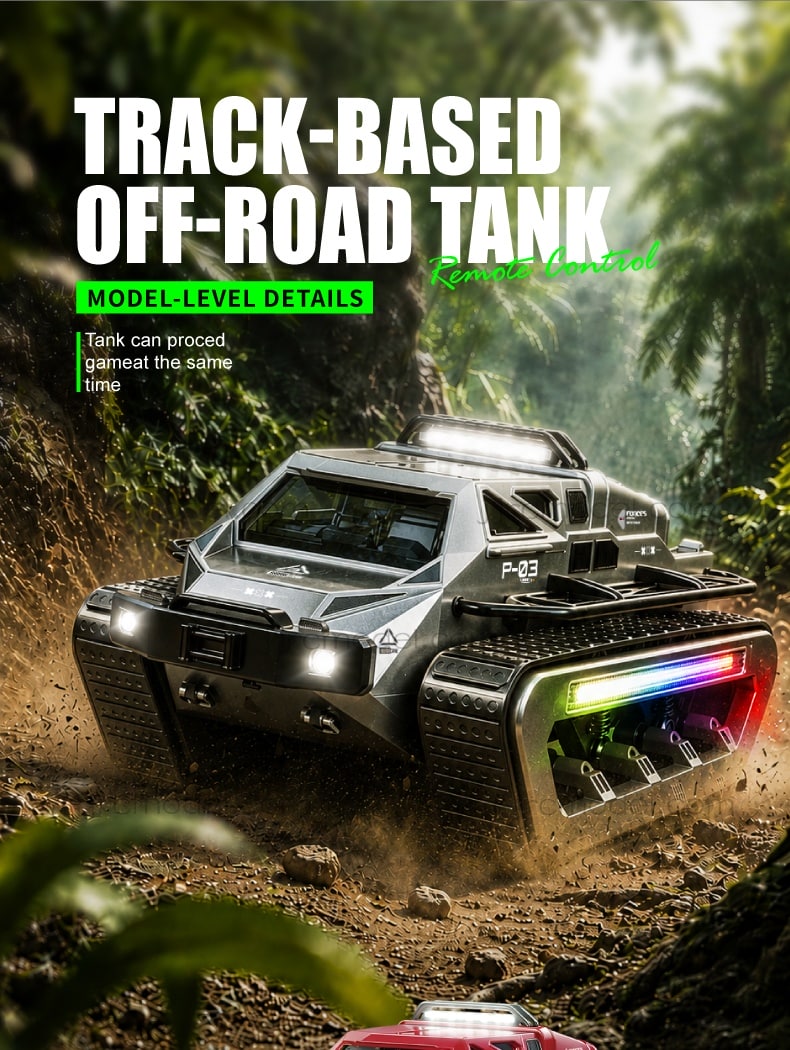 JJRC / C8840 / 1/14 Scale / Scarab RC Tracked Off-Road Vehicle