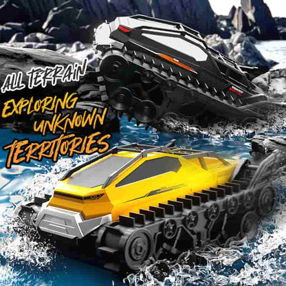 JJRC / Q183 / Amphibious Tracked RC Tank With Proportional Throttle