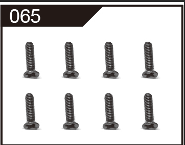 C8831 Standard Parts - Flat Head Cross Screw M2×8