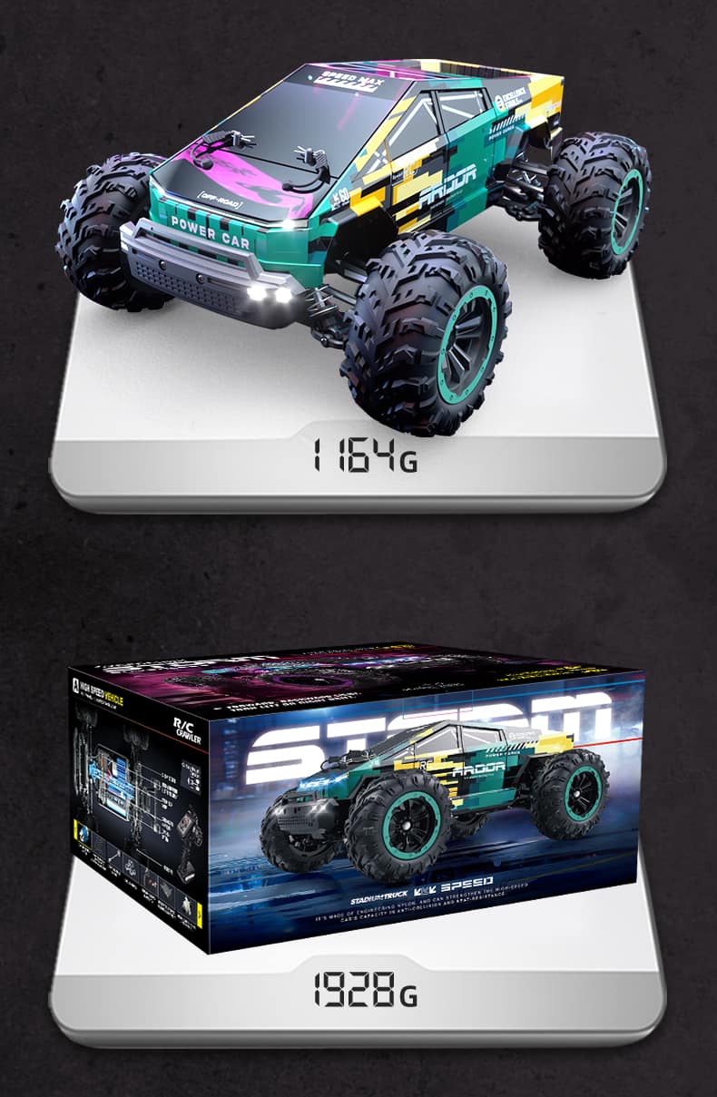 JJRC / C8821 / 1/16 Scale 4WD RC Off-Road Truck High Speed Metal Drive