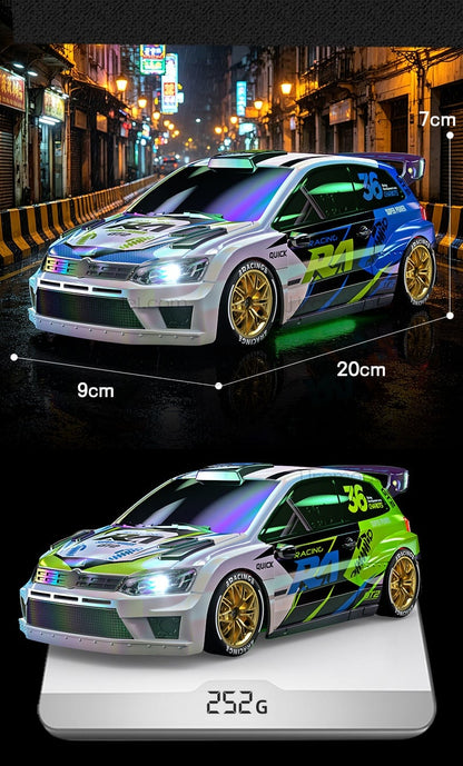 JJRC /C8845 1/24 Scale 4WD RC Drift Car / Full Proportional with Gyro/LED Lights/ Sound & Exhaust Spray