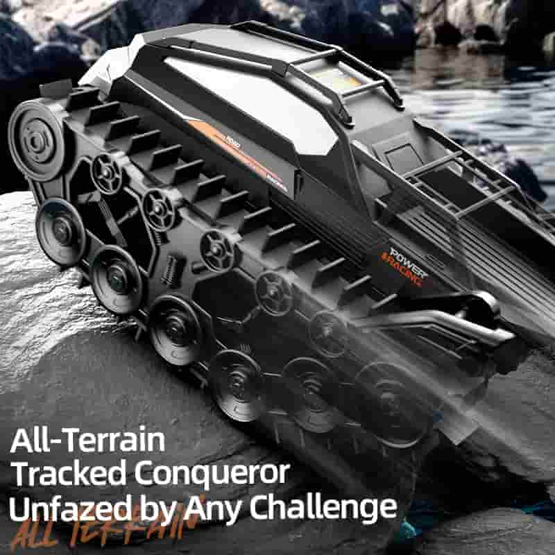 JJRC / Q183 / Amphibious Tracked RC Tank With Proportional Throttle