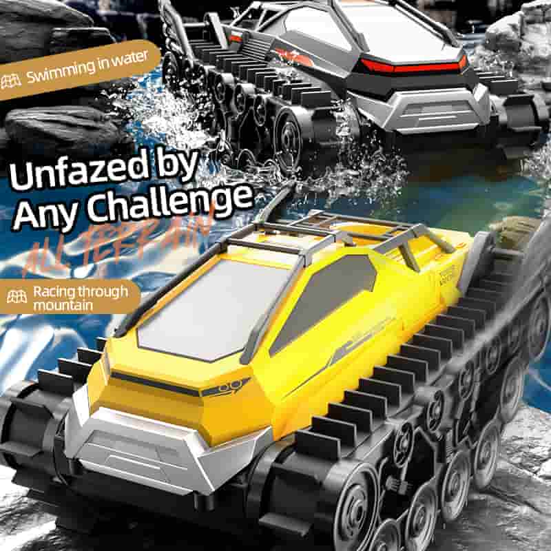 JJRC / Q183 / Amphibious Tracked RC Tank With Proportional Throttle