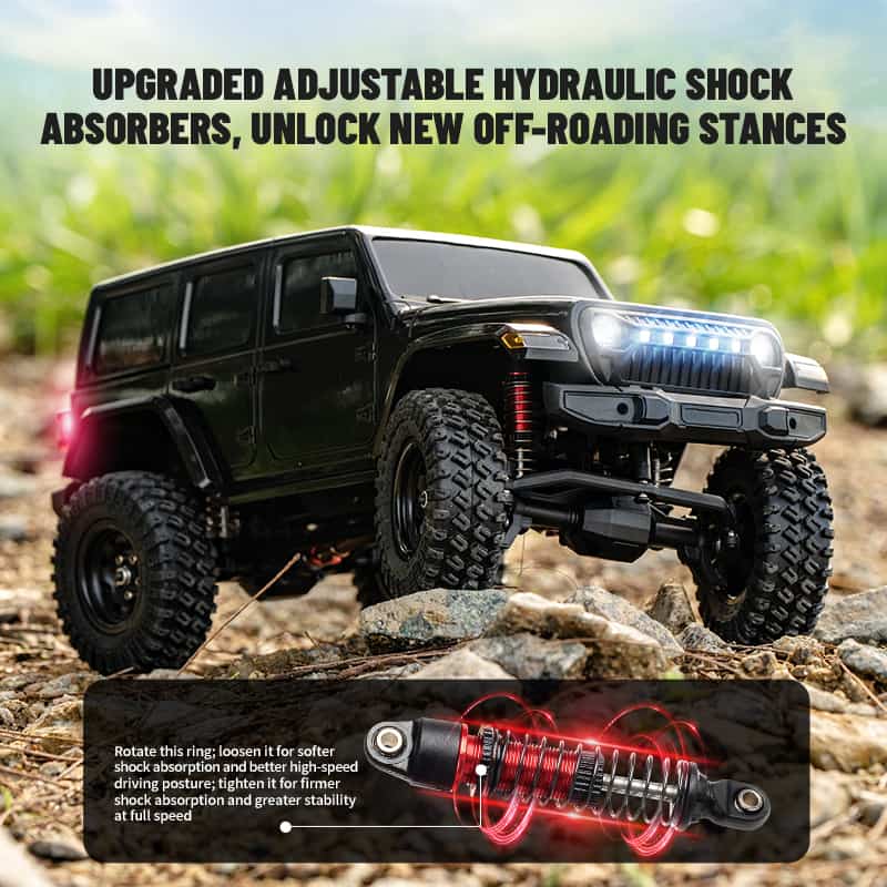 JJRC / C8801 / 1/18 Scale 4WD RC Crawler Off Road Truck