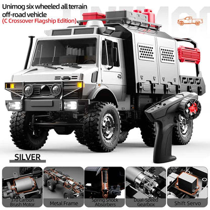 JJRC/ C8823 /1/18 Scale 6WD RC Off-Road Fun Truck 2026 Latest Model Cross Flagship Edition