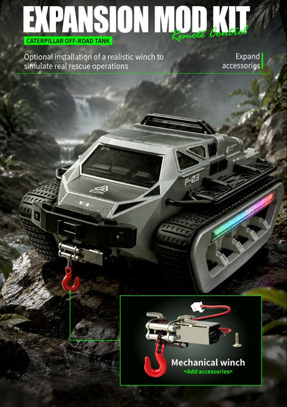 JJRC / C8840 / 1/14 Scale / Scarab RC Tracked Off-Road Vehicle