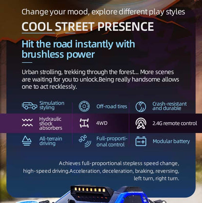 JJRC/ Q130-C 1/14 Scale 4WD RC Road Car