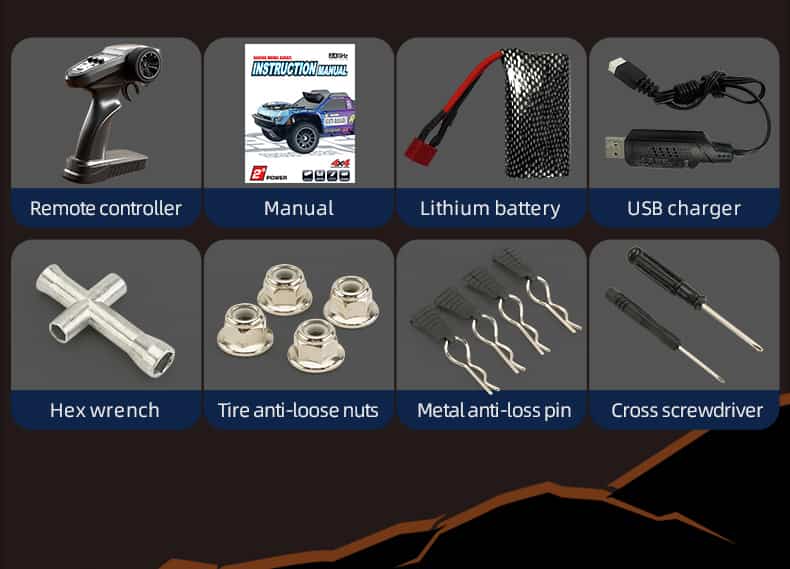 JJRC/ Q130-C 1/14 Scale 4WD RC Road Car