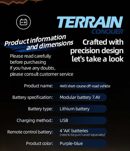 JJRC/ Q130-C 1/14 Scale 4WD RC Road Car