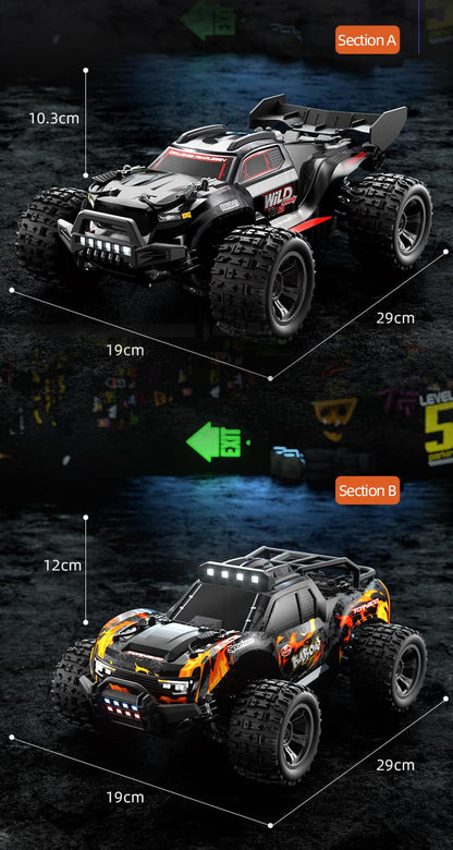 JJRC / C8810 / 1/18 Scale 4WD RC Road Car Multi-Terrain Off-Road Truck
