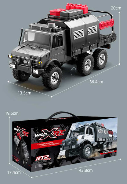 JJRC/ C8823 /1/18 Scale 6WD RC Off-Road Fun Truck 2026 Latest Model Cross Flagship Edition