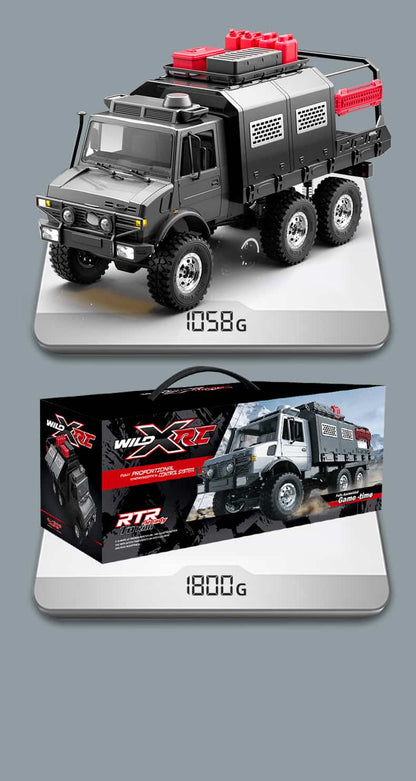 JJRC/ C8823 /1/18 Scale 6WD RC Off-Road Fun Truck 2026 Latest Model Cross Flagship Edition