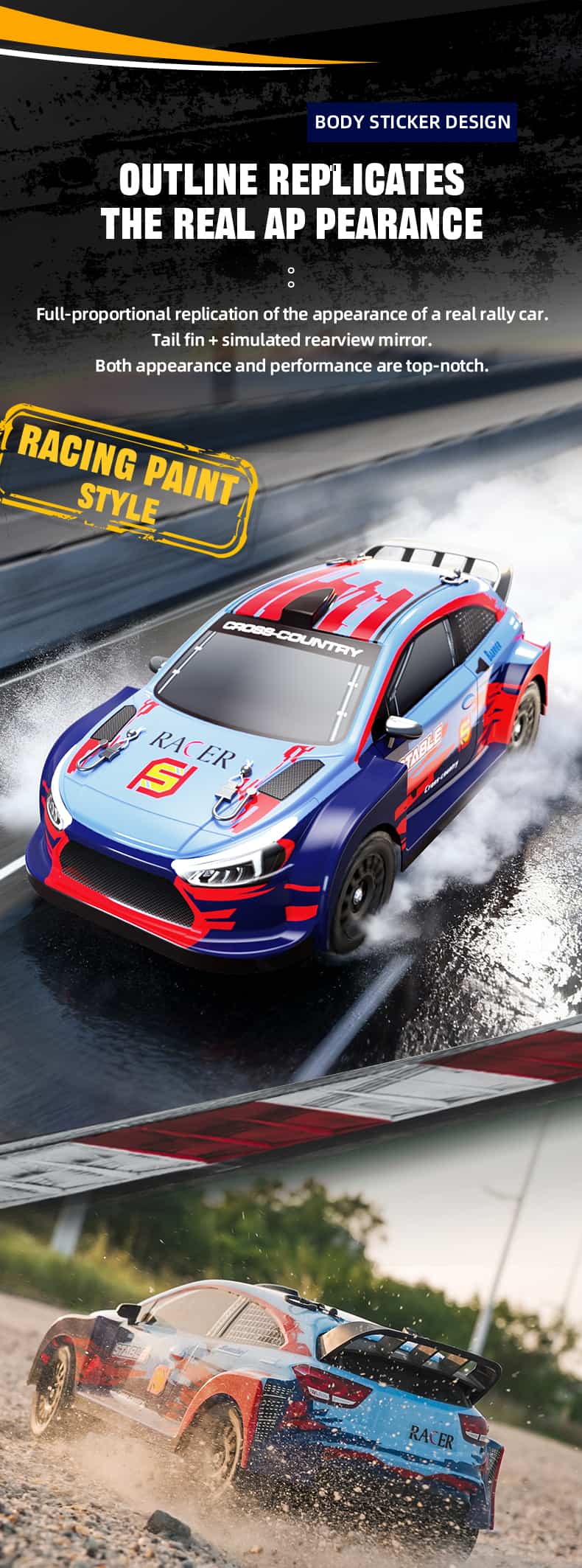 Игрушечный раллийный автомобиль