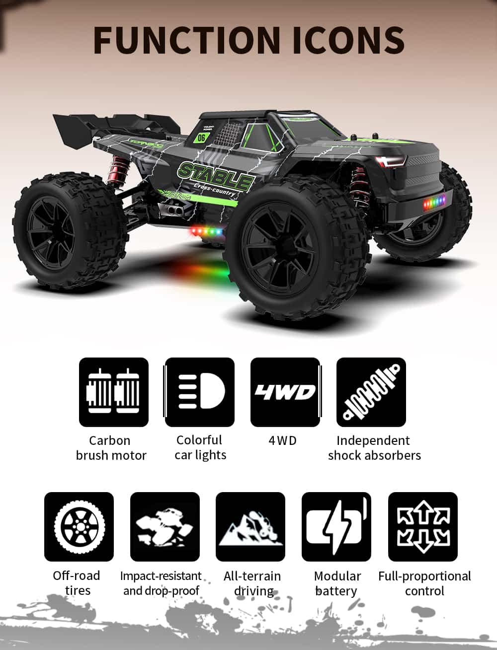 JJRC / C8831 / 1/14 Scale  4WD RC Off-Road Car
