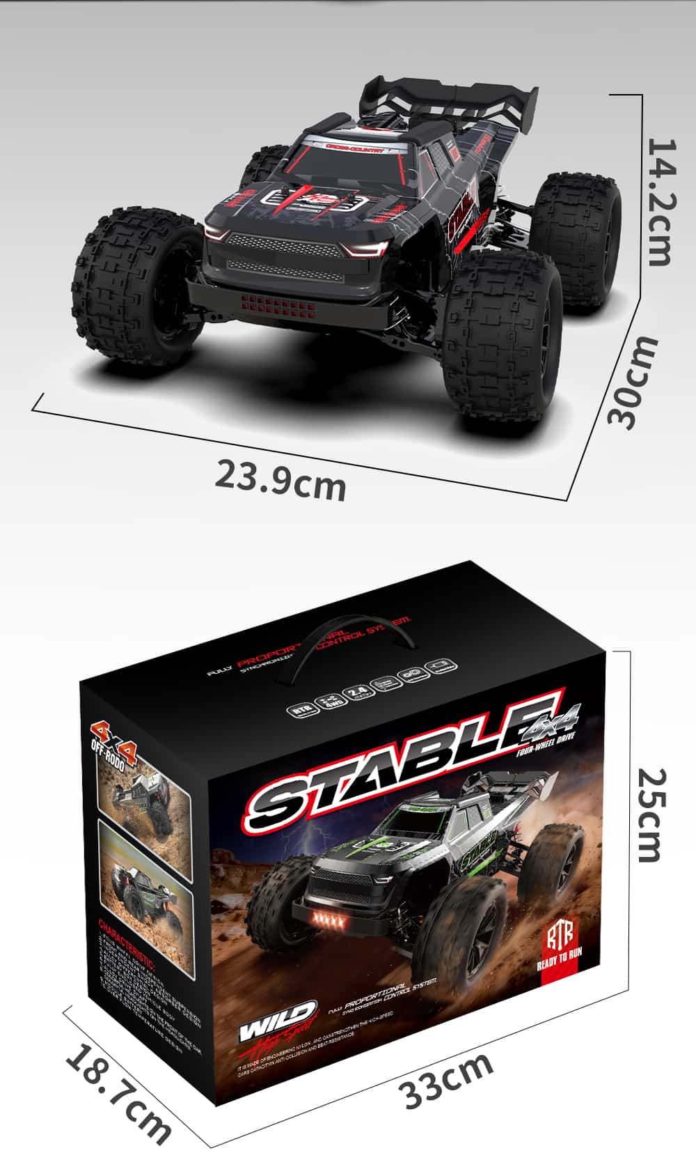 JJRC / C8831 / 1/14 Scale  4WD RC Off-Road Car