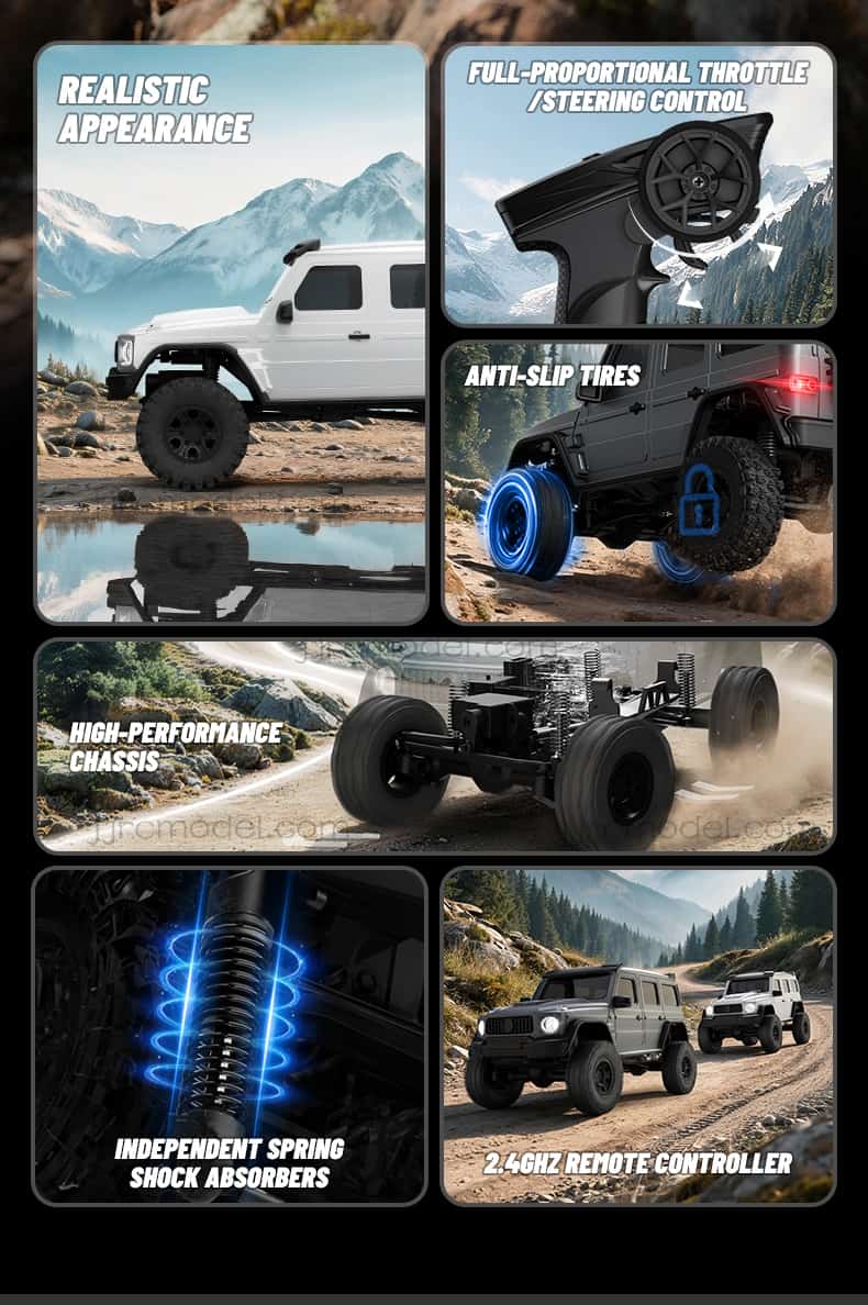 JJRC /C8842/ 1/30 Scale /Full‑Proportional  Desktop Crawler Truck