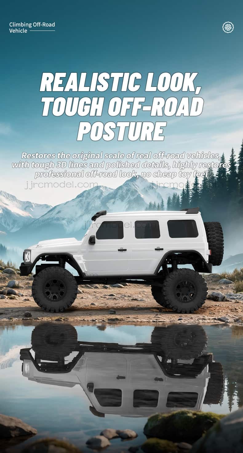 JJRC /C8842/ 1/30 Scale /Full‑Proportional  Desktop Crawler Truck