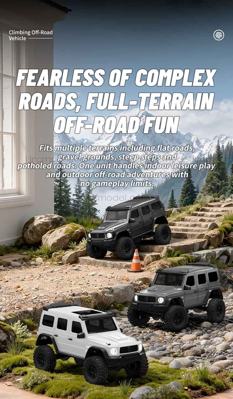 JJRC /C8842/ 1/30 Scale /Full‑Proportional  Desktop Crawler Truck