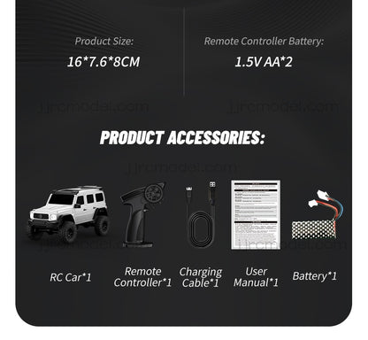 JJRC /C8842/ 1/30 Scale /Full‑Proportional  Desktop Crawler Truck
